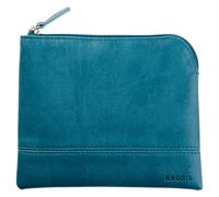 Rhodiarama Etui aus Kunstleder mit Reißverschluss, 11x17 cm - Pfaugrün 116534C - grün 116534C