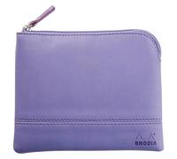 Rhodiarama Etui aus Kunstleder mit Reißverschluss, 11x17 cm - Schwertlilie 116539C - lila 116539C