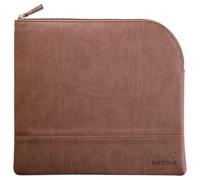 Rhodiarama Etui aus Kunstleder mit Reißverschluss, 21x28 cm - Schokoladenbraun 116724C - braun 116724C