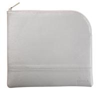 Rhodiarama Etui aus Kunstleder mit Reißverschluss, 21x28 cm - Silber 116721C - silber 116721C