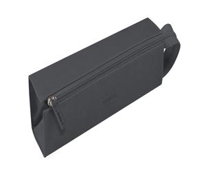 Rhodiarama Hartschalenmäppchen aus italienischem Kunstleder, 23x5x5 cm - Titan 319041C - grau 319041C