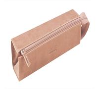 Rhodia 319030C - Schlampermäppchen Rhodiarama, rechteckig 23x5x5 cm, flache Öffnung, langer Reißverschluss, praktisch und elegant aus Kunstleder Rosa, 1 Stück