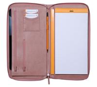 Rhodia Konferenzmappe Rhodiarama 25,5x34 cm für A4 mit Etui Kunstleder Rosenholz 168124C
