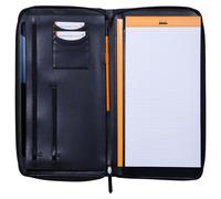 Rhodiarama Konferenzmappe, großes Modell 25,5x34 cm, für Block A4 - Schwarz 168116C - schwarz 168116C