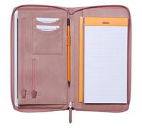 Rhodiarama Konferenzmappe, kleines Modell 19,5x25,5 cm, für Block A5 - Rosenholz 168108C - rosa 168108C
