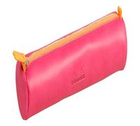 Rhodia rundes Schlampermäppchen Rhodiarama 318992C – 21,5xØ5 cm, Kunstleder – Himbeer (rosa)