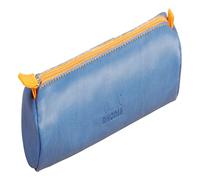 Rhodiarama rundes Schlampermäppchen 21,5xØ5cm aus Kunstleder - Saphir 318898C - blau 318898C