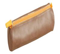 Rhodiarama rundes Schlampermäppchen 21,5xØ5cm aus Kunstleder - Schokoladenbraun 318893C - braun 318893C