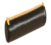 Rhodia Schlampermäppchen 318996C rund 21,5 x 5 cm Kunstleder Gelb – mit Reißverschluss