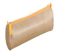 Rhodiarama rundes Schlampermäppchen 21,5xØ5cm aus Kunstleder - Taupe 318894C - beige 318894C