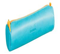 Rhodia Rhodiarama rundes Schlampermäppchen 318897C/318895C Kunstleder 21,5 x 5 cm Beige