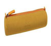 Rhodia Schlampermäppchen Rhodiarama 319043C rund 21,5x5,5 cm aus italienischem Kunstleder Gold