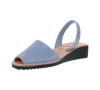 Ria Menorca 22950 Plataforma Berlin - Damen Schuhe Sandaletten - Ante-Denim für Damen, blau, Größe 39 EU
