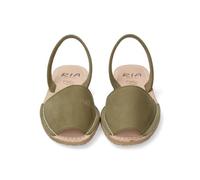 Ria Menorca - Damen - Sandale - Rueda Caramelo - Nubuck Kiwi - 38