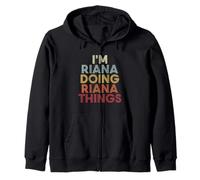 Riana Name Riana Personalized Name First Given Kapuzenjacke