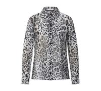 Riani - Bluse mit Animalprint - Größe 38 - gray