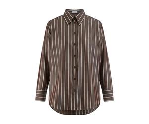 Riani - Gestreifte Hemdbluse - Größe 36 - braun