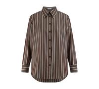 Riani - Gestreifte Hemdbluse - Größe 42 - braun