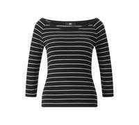 Riani - Gestreiftes Langarmshirt - Größe 42 - schwarz