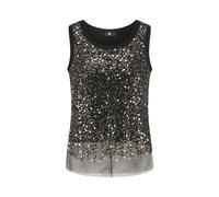 RIANI - Shirt o. Arm black patterned - Gr. - 40