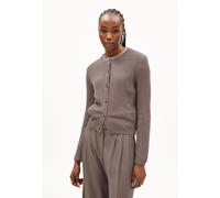 RICALAA LINO | Strickjacke aus Leinen-Mix - braun (L)