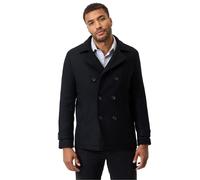 RICANO - Herren Cabanjacke Marcello - hochwertige Wolljacke, italienische Handwerkskunst für die Übergangszeit (DE/NL/SE/PL, Alphanumerisch, L, Regular, Regular, schwarz)