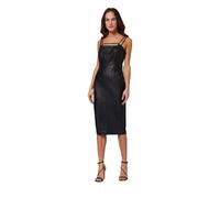 RICANO Neckless Dress -Elegantes Damen Lederkleid (Slim Fit) - echtes (Premium) Lamm Leder