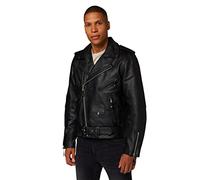 RICANO *NEU* Herren Lederjacke Brando Echt Nappa Leder (schwarz) (M)