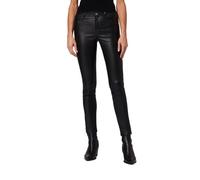 RICANO Pandora - Damen Stretch Lederhose (Slim Fit) aus echtem Lamm Leder (Premium) (DE/NL/SE/PL, Alphanumerisch, XL, Regular, Regular, Schwarz)
