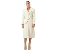 RICANO Rosanna Damen Mantel - Eleganter Kurzmantel mit Reverskragen und Gürtel, Vielseitig in Schwarz, Camel, Grau und Creme, Made in Italy (DE/NL/SE/PL, Alphanumerisch, M, Regular, Regular, creme)