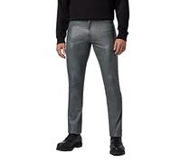 RICANO Slim Fit, Herren Lederhose/Lederjeans (Regular Waist), echtes Lamm Leder (as3, Numeric, Numeric_40, Regular, Regular, Grau)