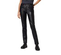 RICANO Triston-B - Damen Lederhose (Regular Waist/Medium Rise) - 5-Pocket Stil - echtes (Premium) Lamm Leder (Schwarz, S)