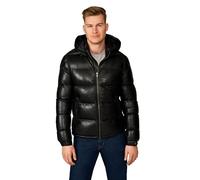 RICANO Vince - Herren Lederjacke mit abtrennbarer Kapuze (Regular Fit) - hochwertiges Lamm Nappa Leder