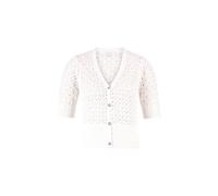 Rich & Royal - Ajour cardigan pearl white - Gr. - XL