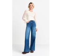 Rich & Royal Bluse in Creme - Größe S | Damen Blusen