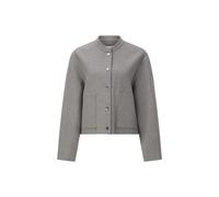 Rich & Royal - Bomber Jacket Splittable Wool silver mist - Gr. - 34