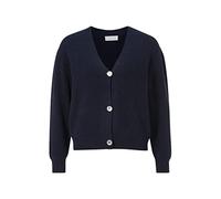 rich & royal Cardigan im Rippstrick Muster, Farbe:blau, Größe:L