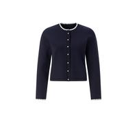 Rich & Royal - CNK Cardi with Crochet Details midnight blue - Gr. - L