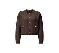 Crew-Neck Cardigan Bouclé Braun S