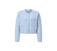 Rich & Royal - Crew-Neck Cardigan Bouclé frosty blue - Gr. - L