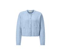 Rich & Royal - Crew-Neck Cardigan Bouclé frosty blue - Gr. - S