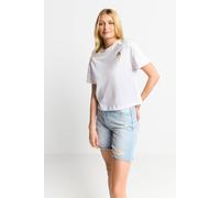 Rich & Royal Crossed Waistband Denim Shorts Organic Denim Blue Größe: 28 | Kurze Sporthosen Outlet | Damen | Blau