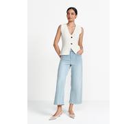 Rich & Royal - Culotte Light Blue Satin Denim denim blue - Gr. - 28/32