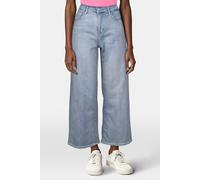 Rich & Royal Culotte Light Blue Satin Denim Denim Blue Größe: W30L32 | Ausgestellte Hosen Outlet | Damen | Blau