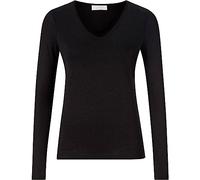 Rich & Royal Damen Langarmshirt ECOVERO Longsleeve schwarz (15) XL