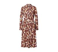 rich&royal Damen Midikleid Bedruckt Kleid, Blush pink, 40