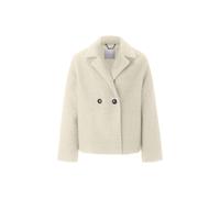 Rich & Royal - Double Breasted Curly Oversize Jacket pearl white - Gr. - 42