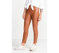 Rich & Royal Fake Leather Leggings Caramel Spice Größe: 38 | Lederhosen Outlet | Damen | Braun
