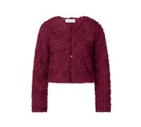 rich&royal kurze Puschel-Jacke ruby glow kurz kastig 2506-860, Größe:L