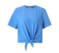 rich&royal kurzes T-Shirt Palace Blue vorne zum Binden 2505-449, Größe:L